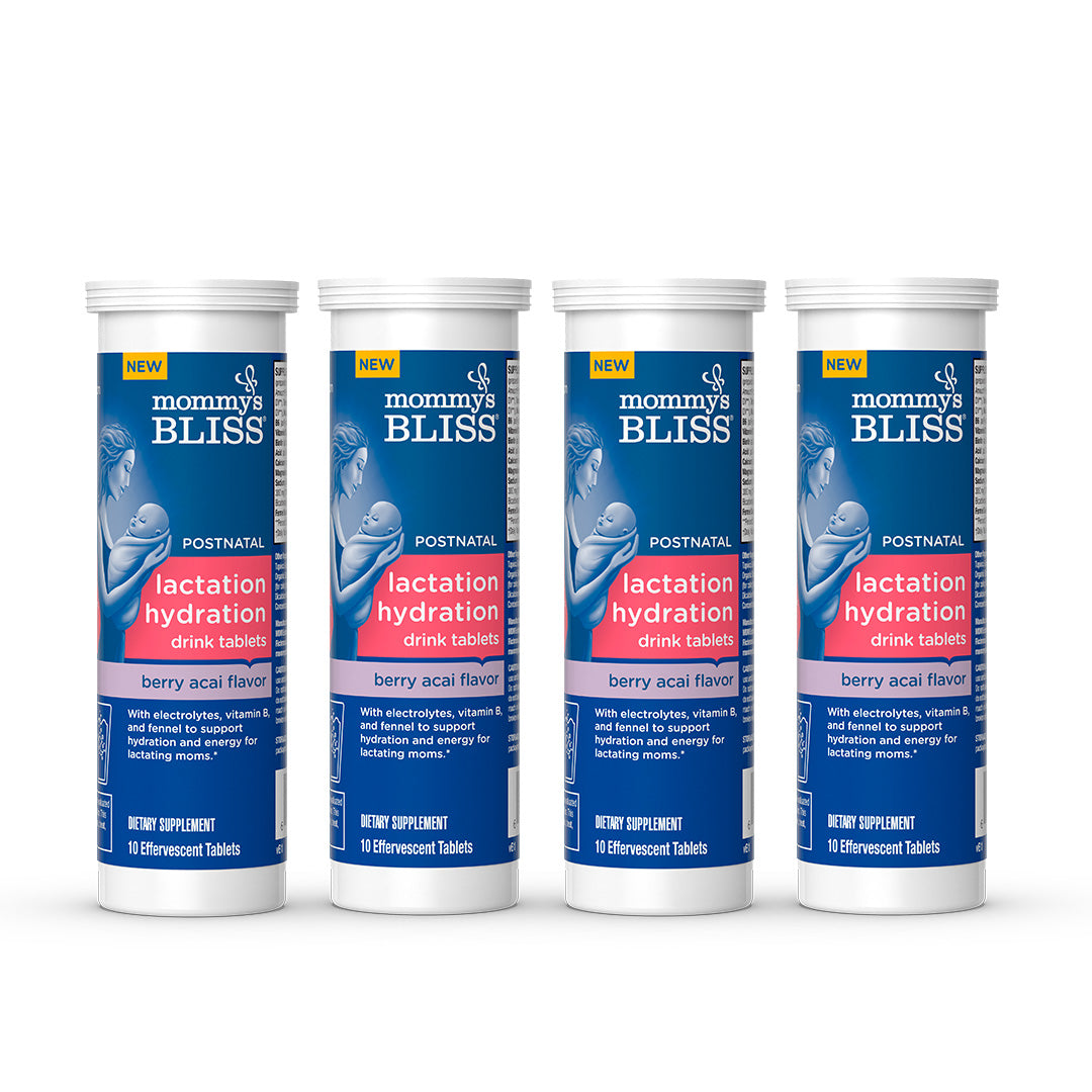 Berry Açai Lactation Hydration Drink Tablets (4-Pack)