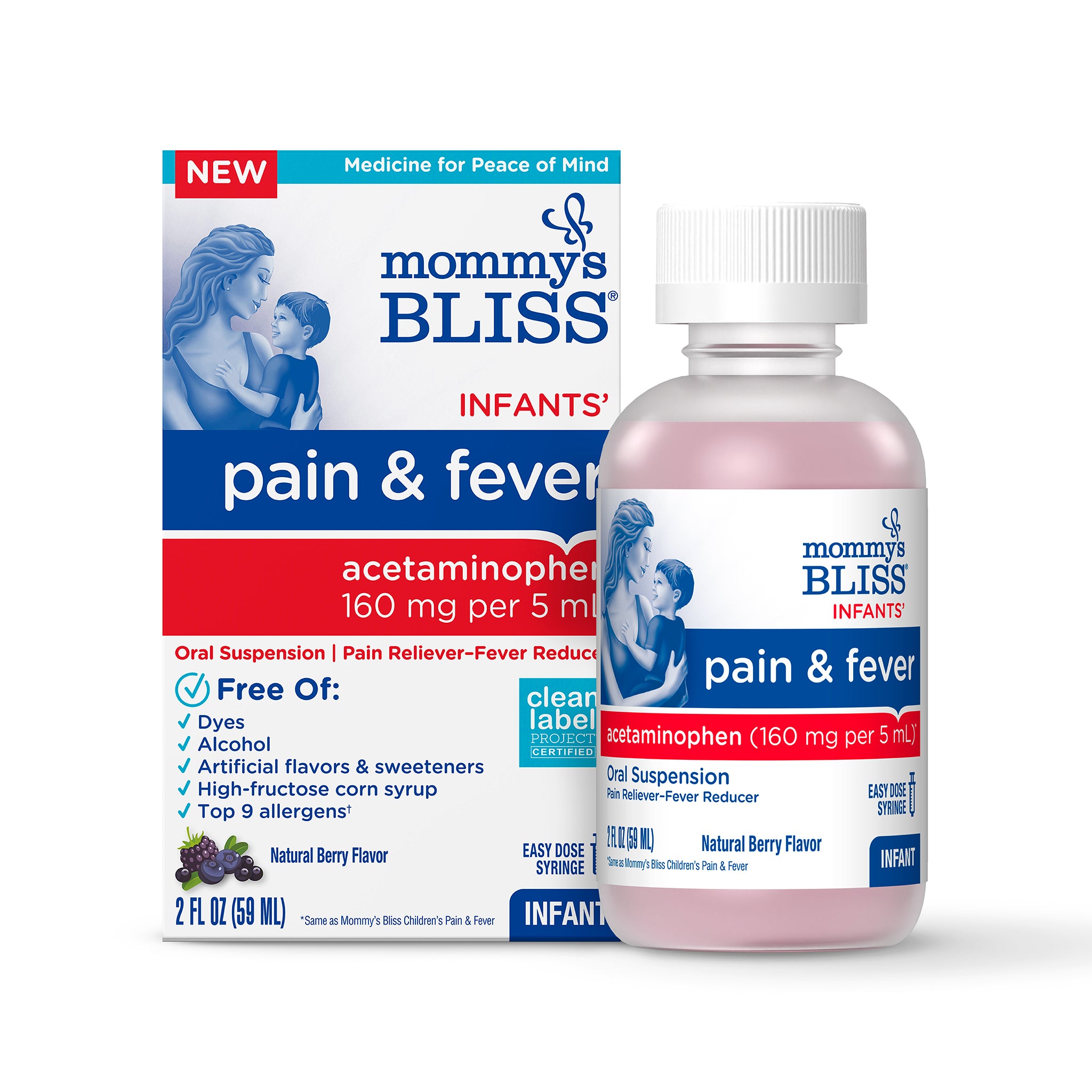 Infant Acetaminophen: Pain & Fever Reducer - 2oz