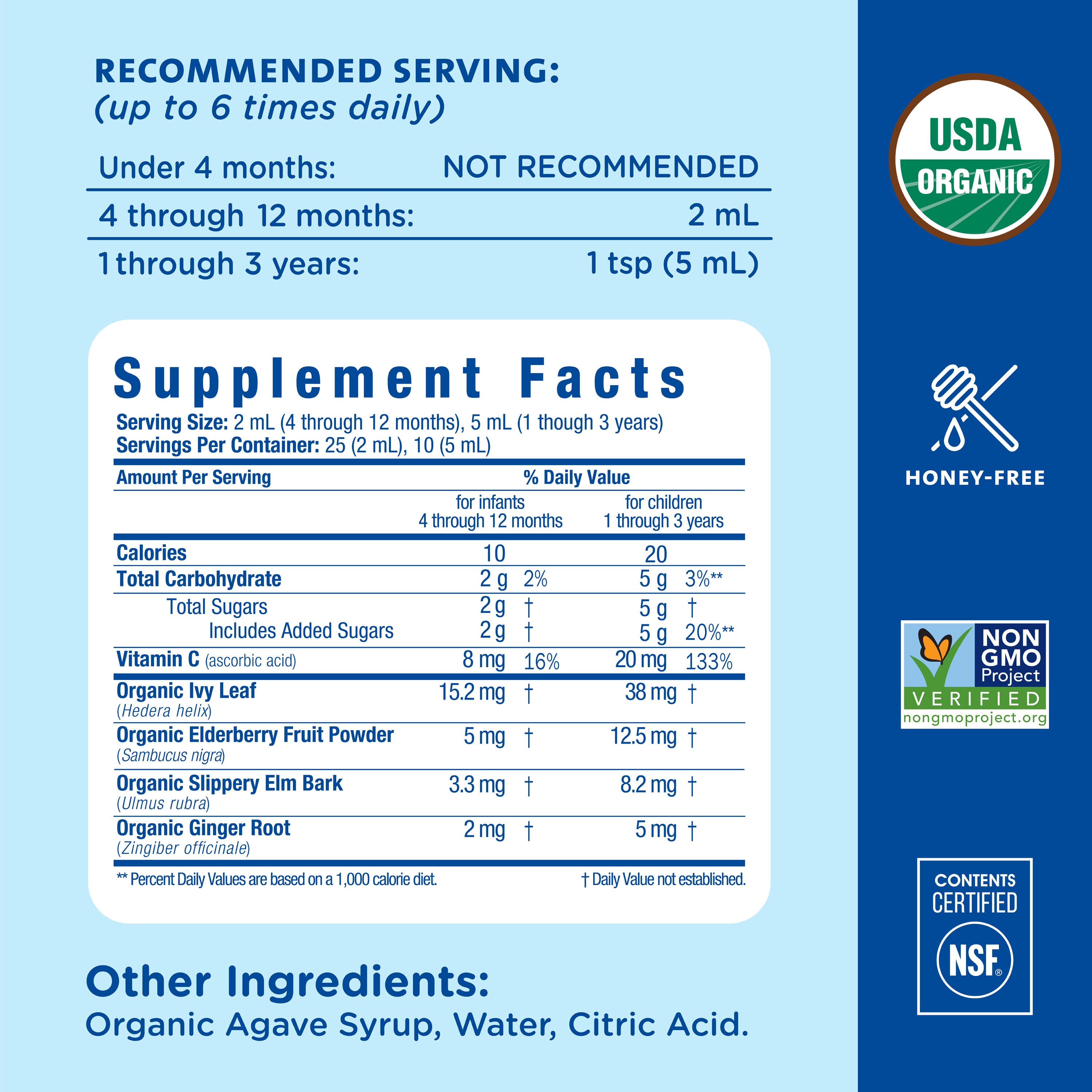 Organic Baby Cough Syrup + Immunity Support