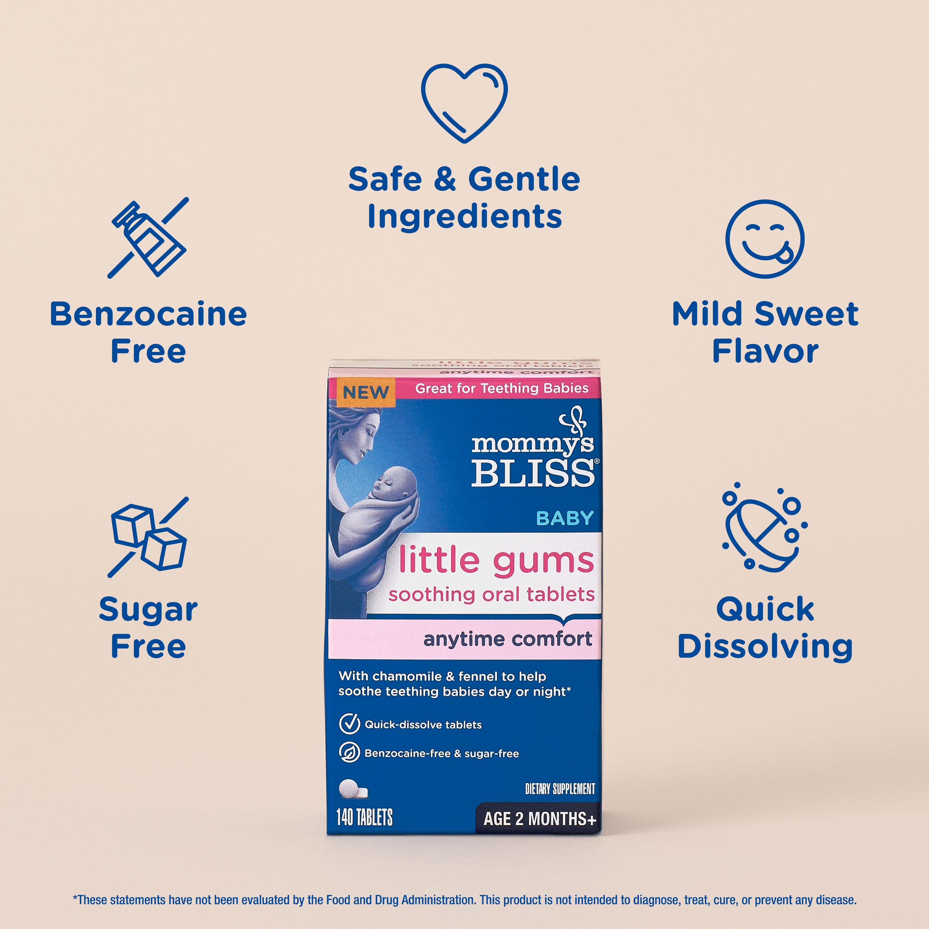 Little Gums Soothing Oral Tablets
