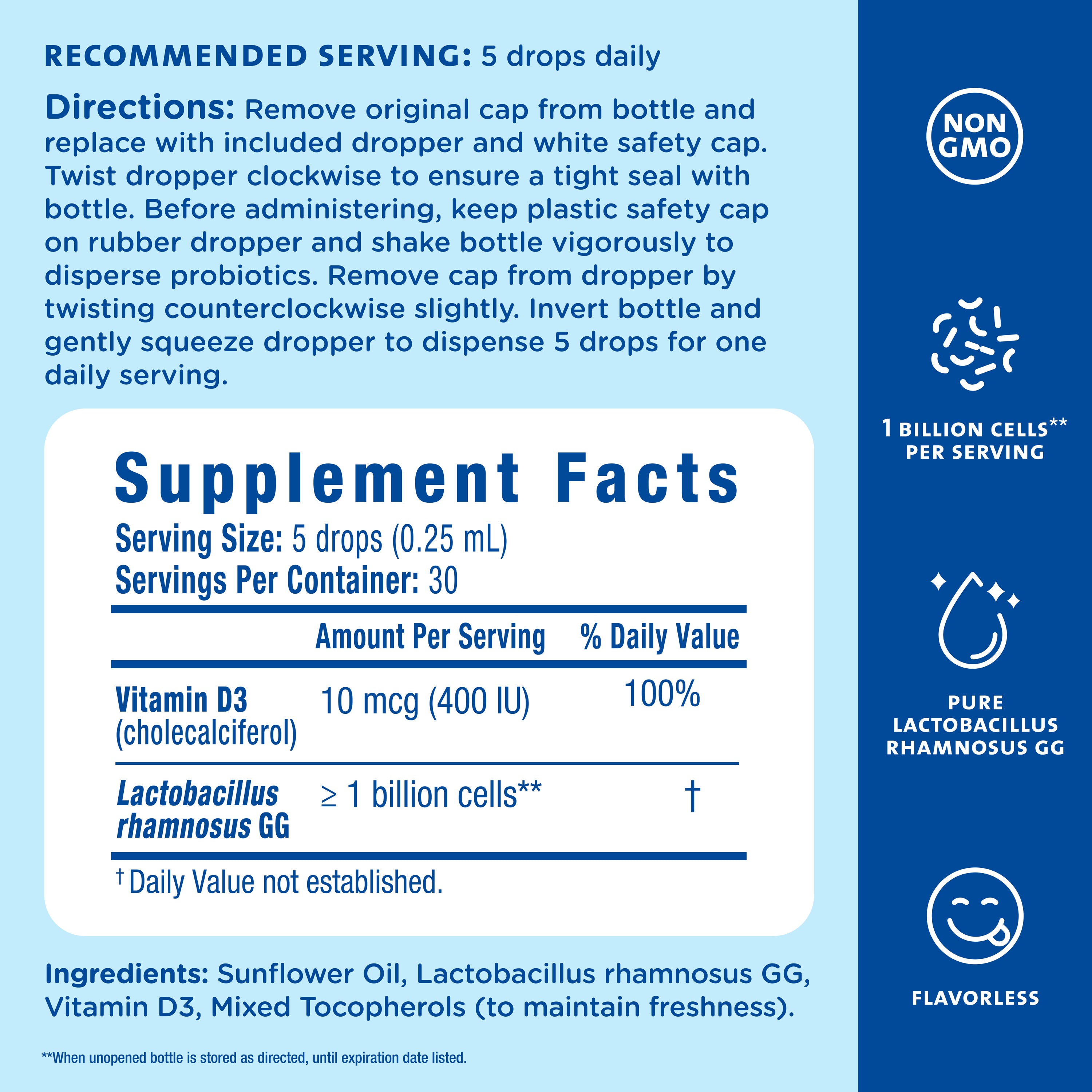Probiotic Drops + Vitamin D