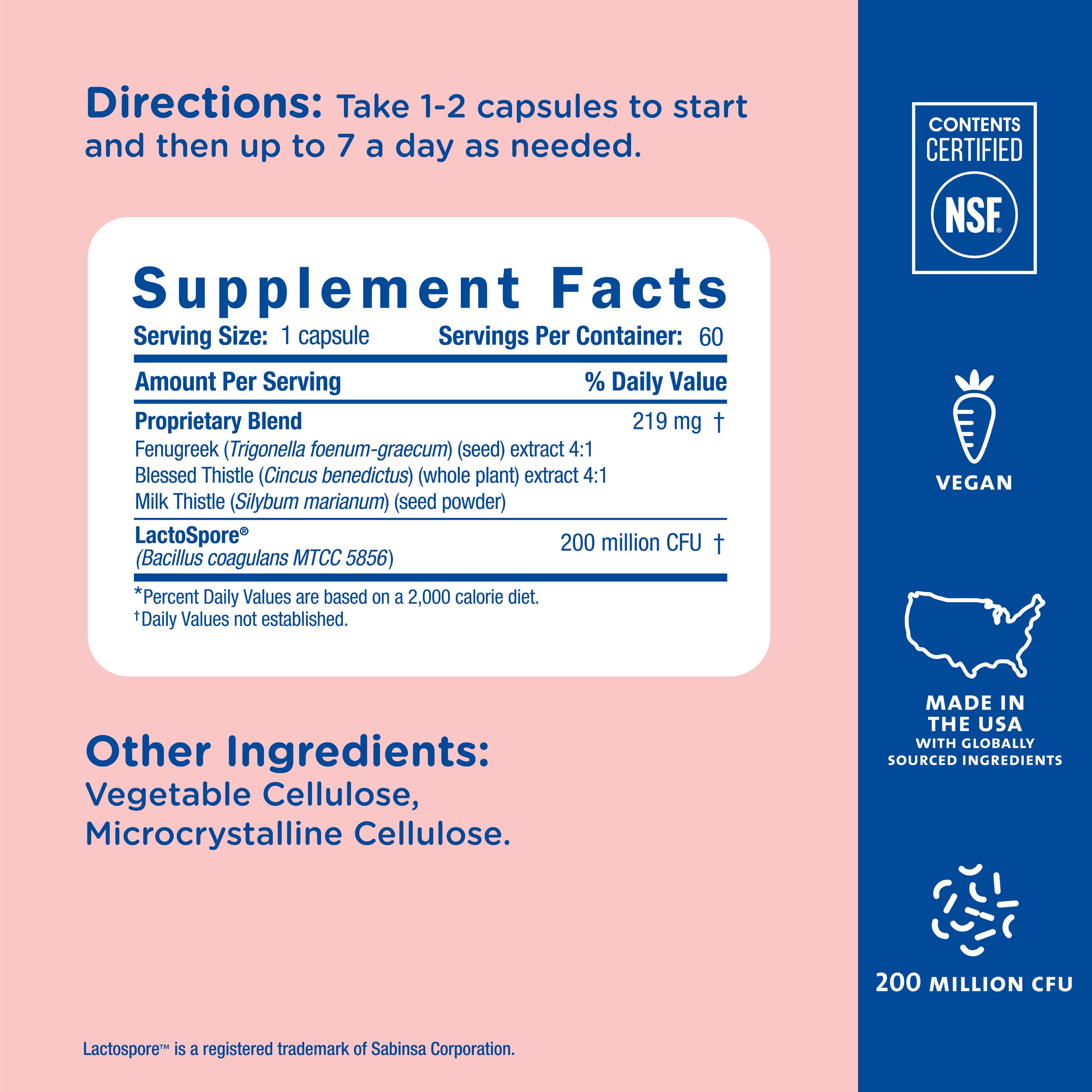 Lactation Support + Probiotics