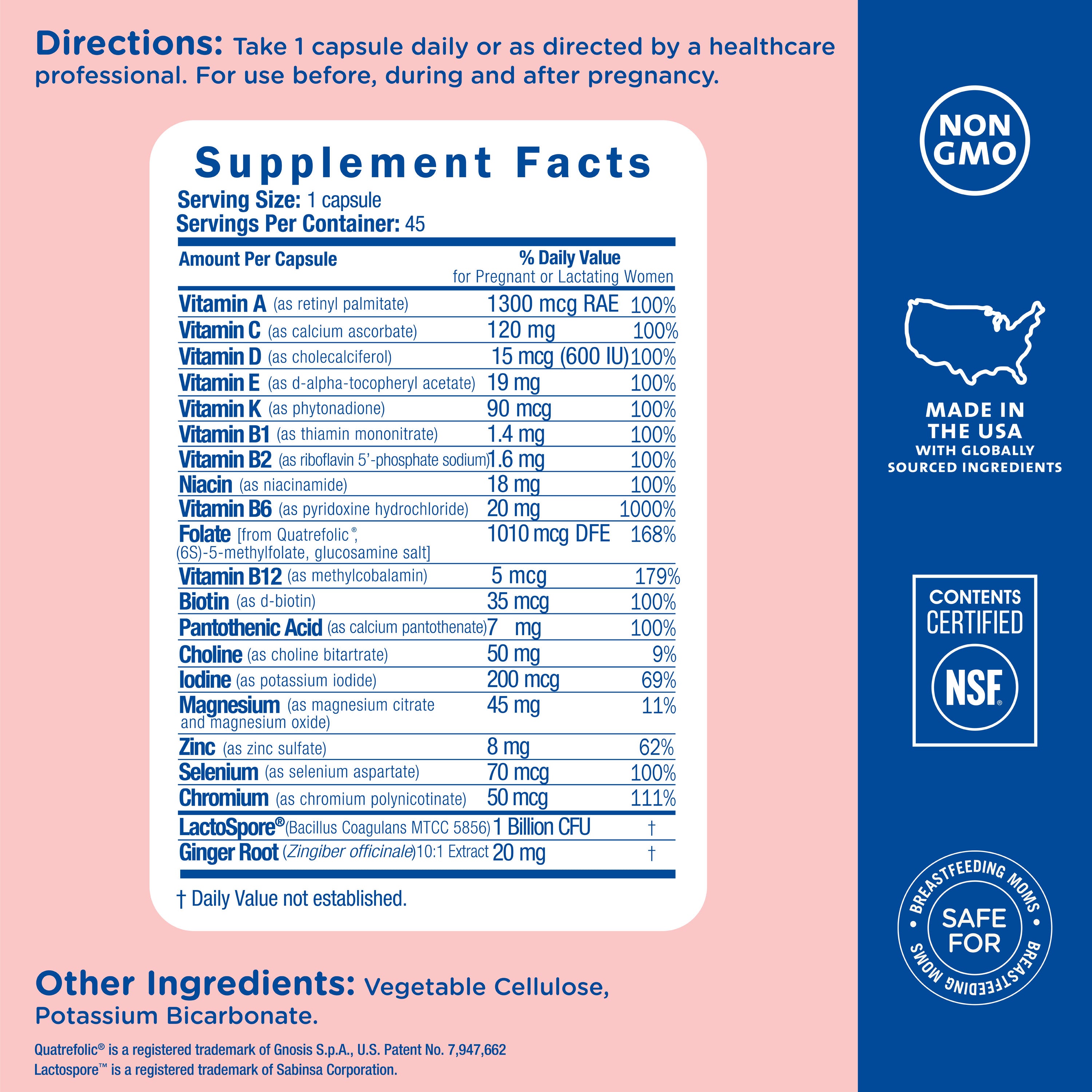 Prenatal Multivitamin + Probiotics